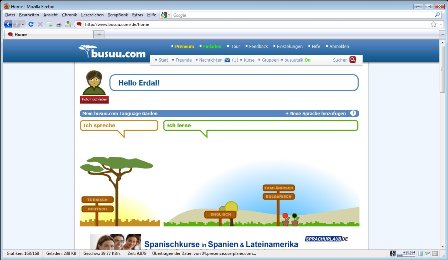 Der Sprachgarten von Busuu.com